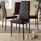 Baxton Studio Blaise Modern Brown Faux Leather Upholstered Dining Chair, PK4 146-8782 - alternate 5